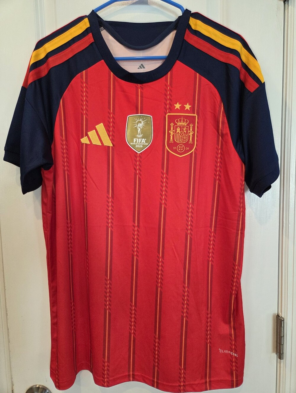 World Cup Champions Spain Soccer Jersey
